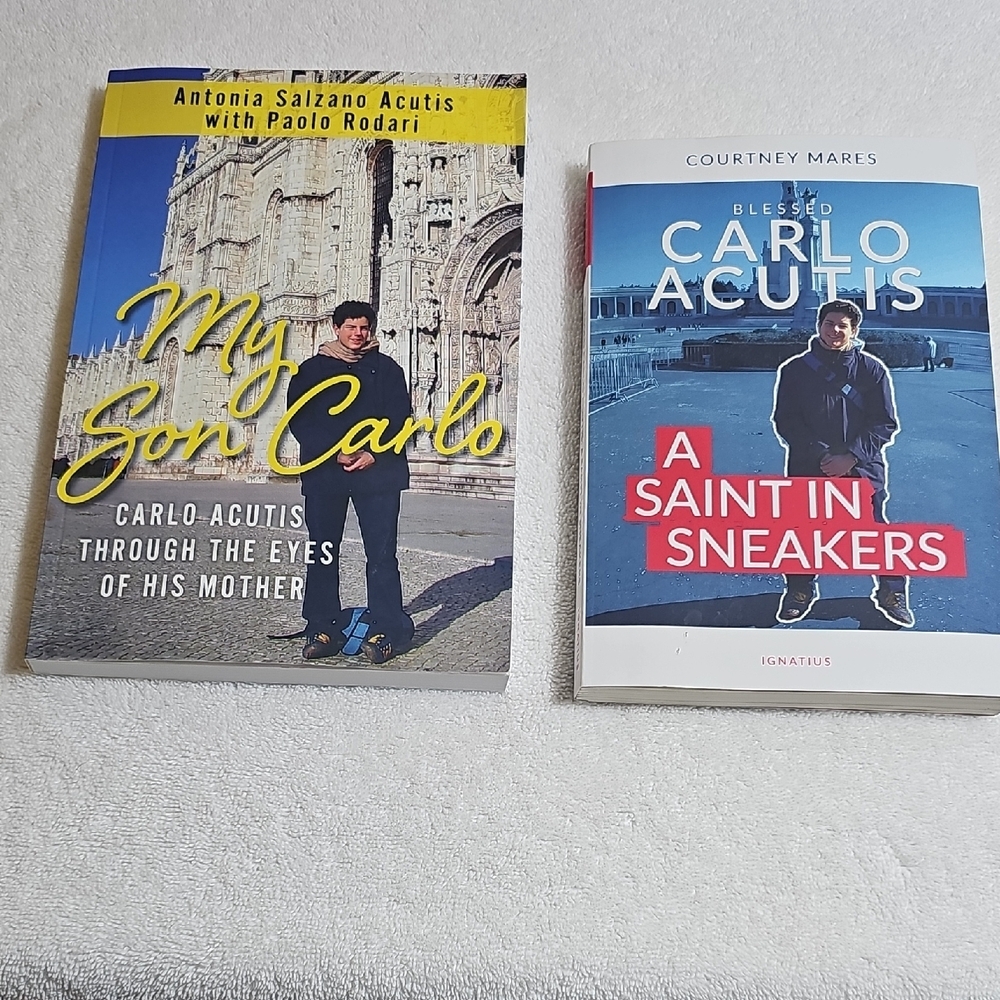 Set Of 2 Books about Carlo Acutis: A Saint in Sneakers & My Son Carlo